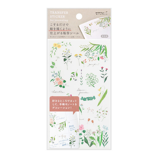 Transfert Stickers – Plantes Fleuries