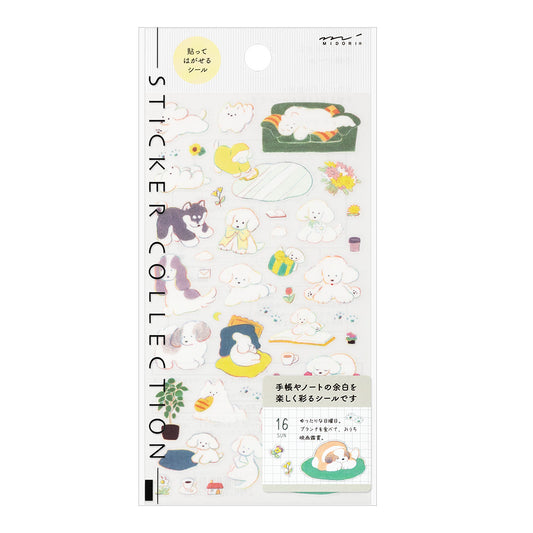 Stickers Repositionnables - Chien