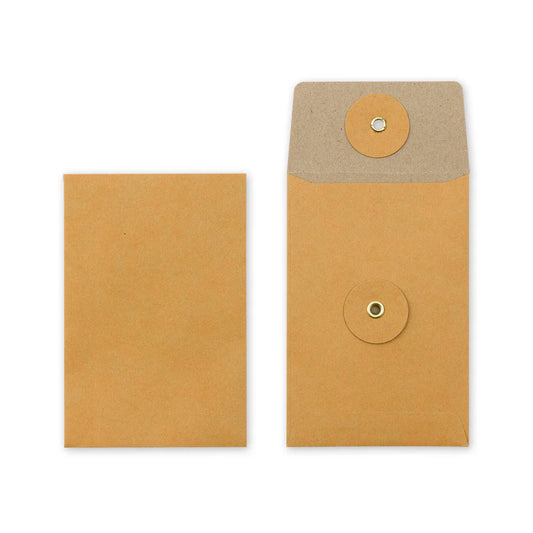 enveloppes-kraft-verticales-avec-ficelle-taille-s-orange vue 2