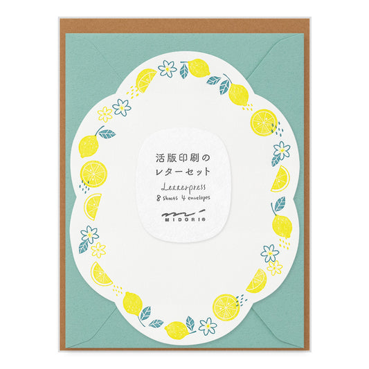 Letterpress - Citron