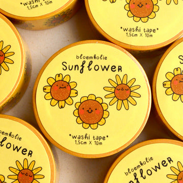 ruban-washi-tournesol-papeterie-mignonne-et-originale-kawaii vue 1
