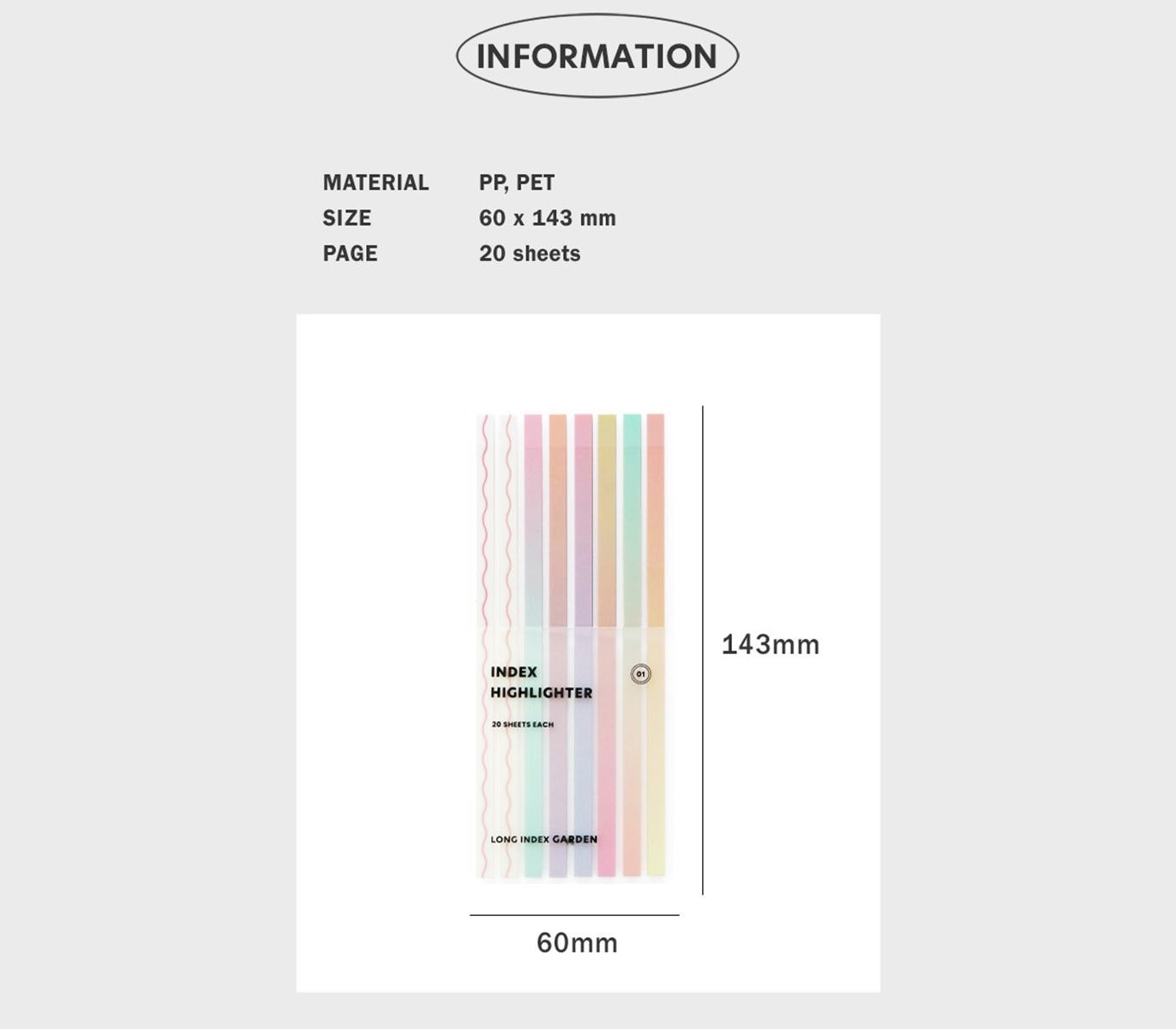 marque-pages-adhesifs-long-surligneurs-ocean vue 5