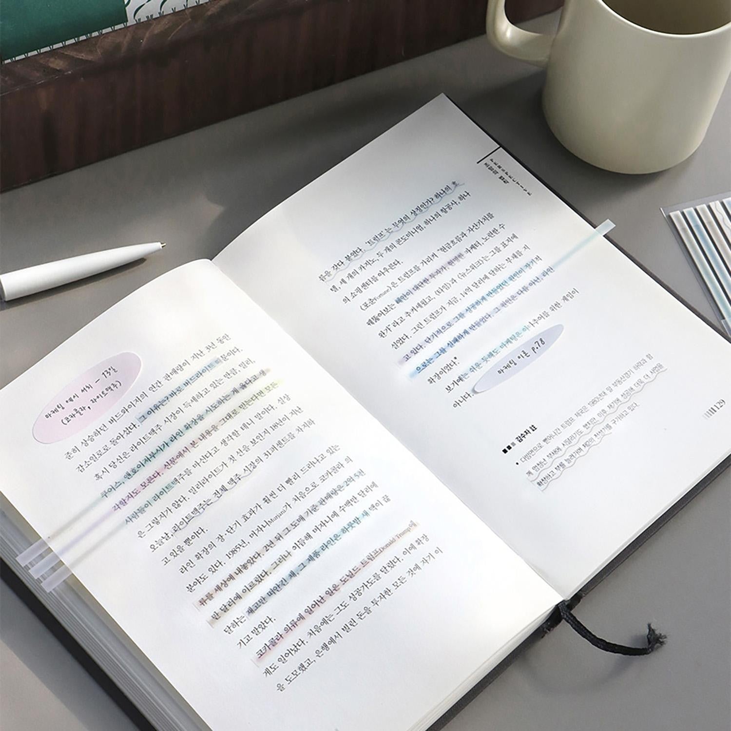 marque-pages-adhesifs-long-surligneurs-aurora vue 6