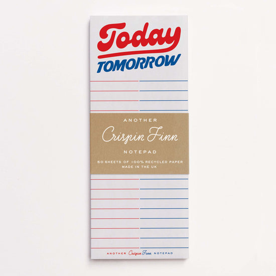 Bloc note today tomorrow Crispin Finn