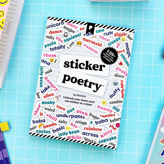 Stickers livre poetry pipsticks