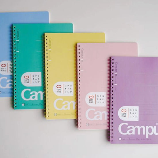 carnet-b5-a-anneaux-souples-campus-soft-ring-kokuyo vue 6