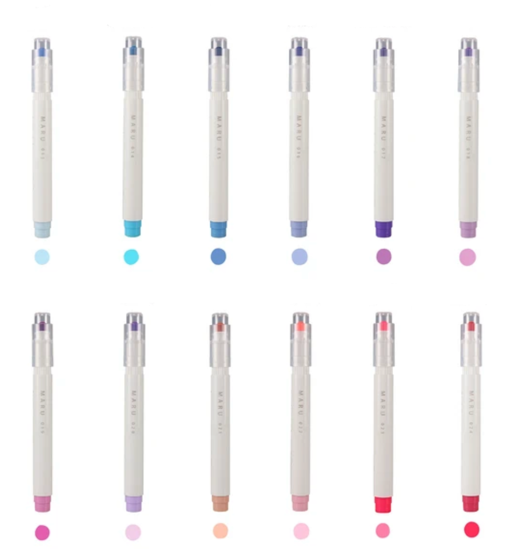Maru liner set de 36 - 12 premieres couleurs