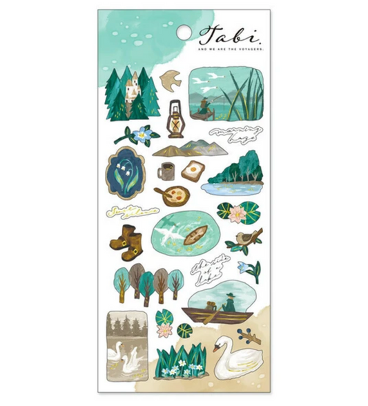 Stickers illustrés – Escales de voyage