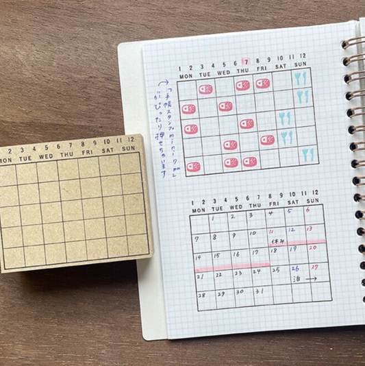 Tampon "Calendrier Mensuel"