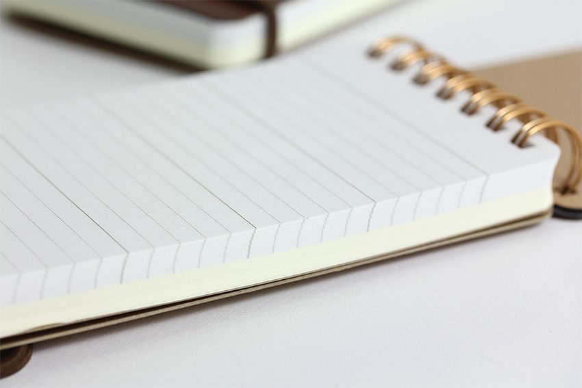 Bloc-notes Grain Paper – Cuir recyclé & papier japonais 3