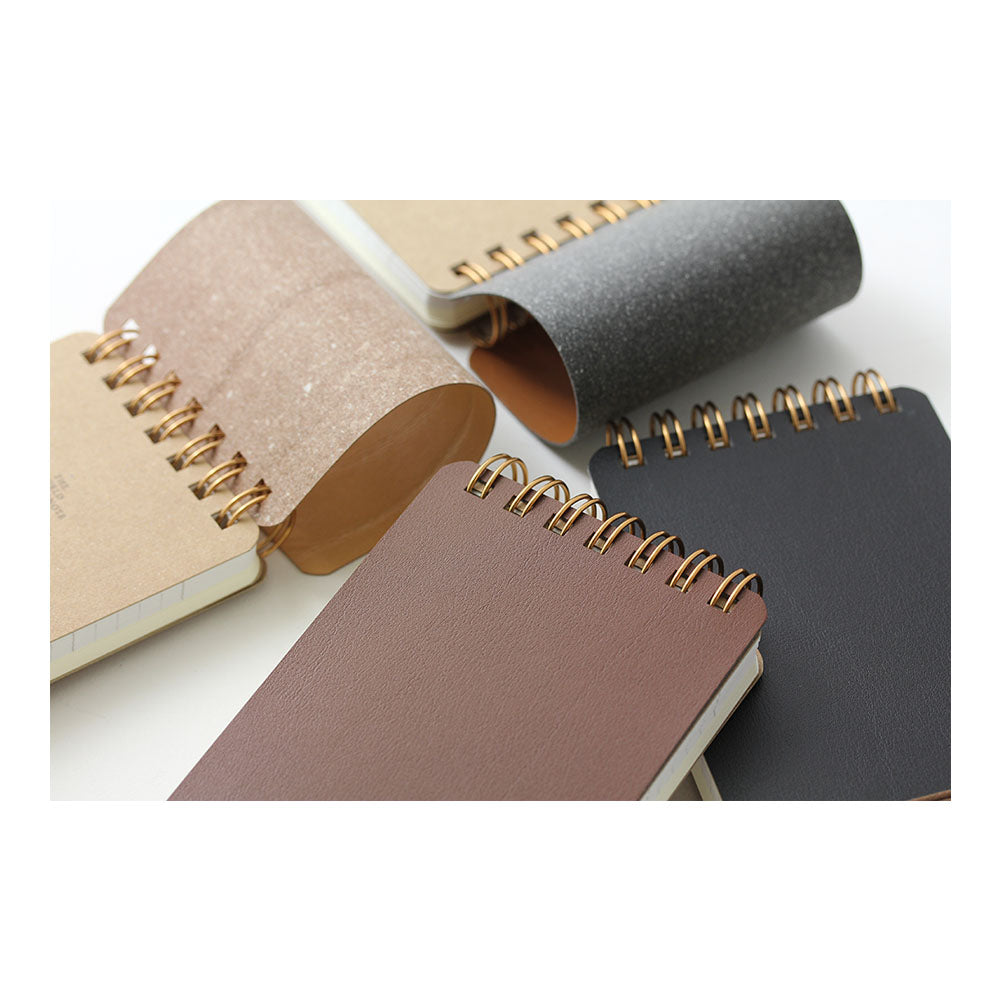 Bloc-notes Grain Paper – Cuir recyclé & papier japonais 5