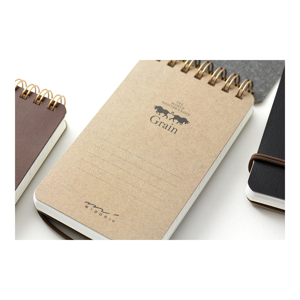 Bloc-notes Grain Paper – Cuir recyclé & papier japonais 6