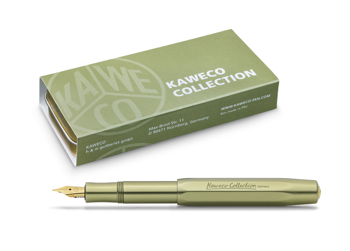 Stylo plume - Kaweco Collection Olivine avec boite olivine