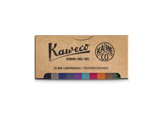 cartouches kaweco internationales 10 couleurs