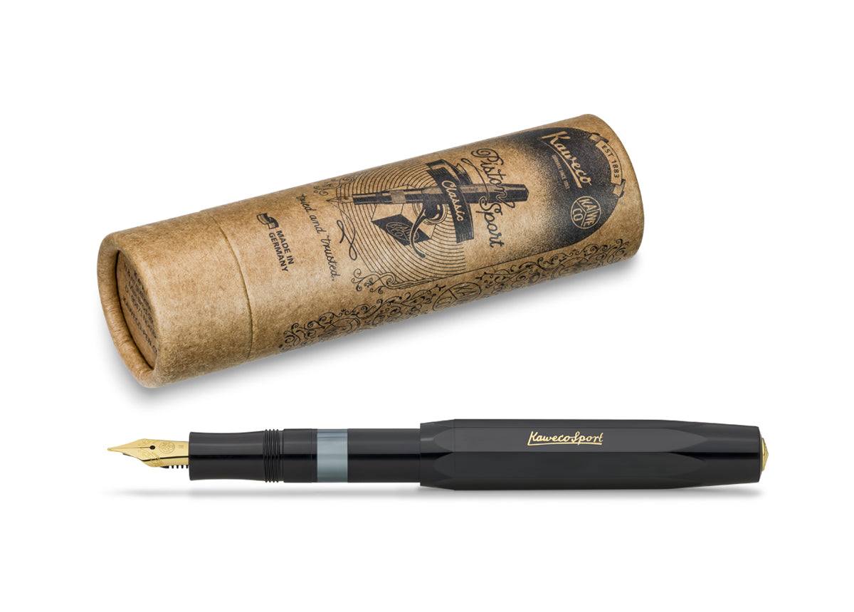 kaweco-piston-sport-classic-stylo-plume-f-ou-m vue 3