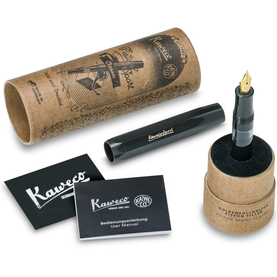 kaweco-piston-sport-classic-stylo-plume-f-ou-m vue 5