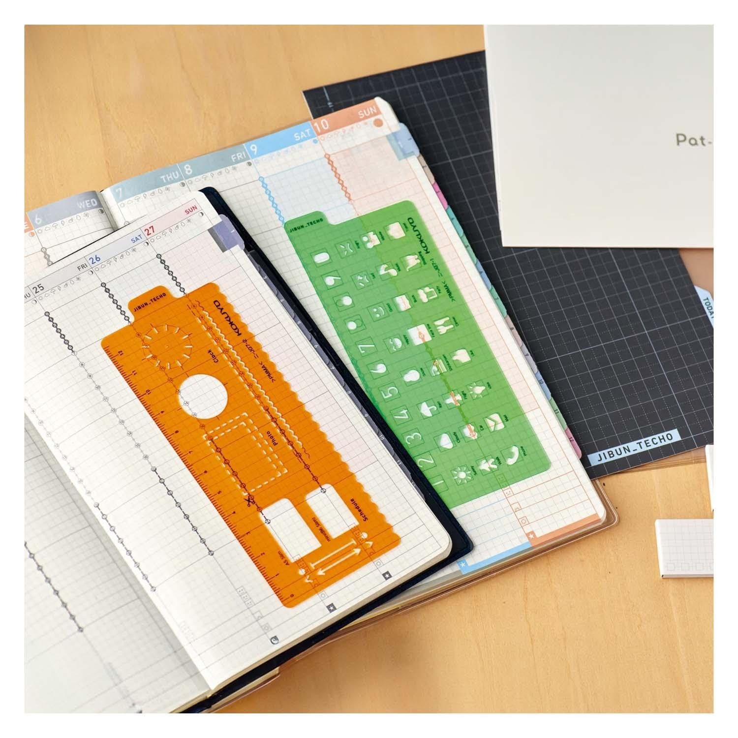Gabarit JIBUN TECHO – Plan ou Icon Version Kokuyo 4