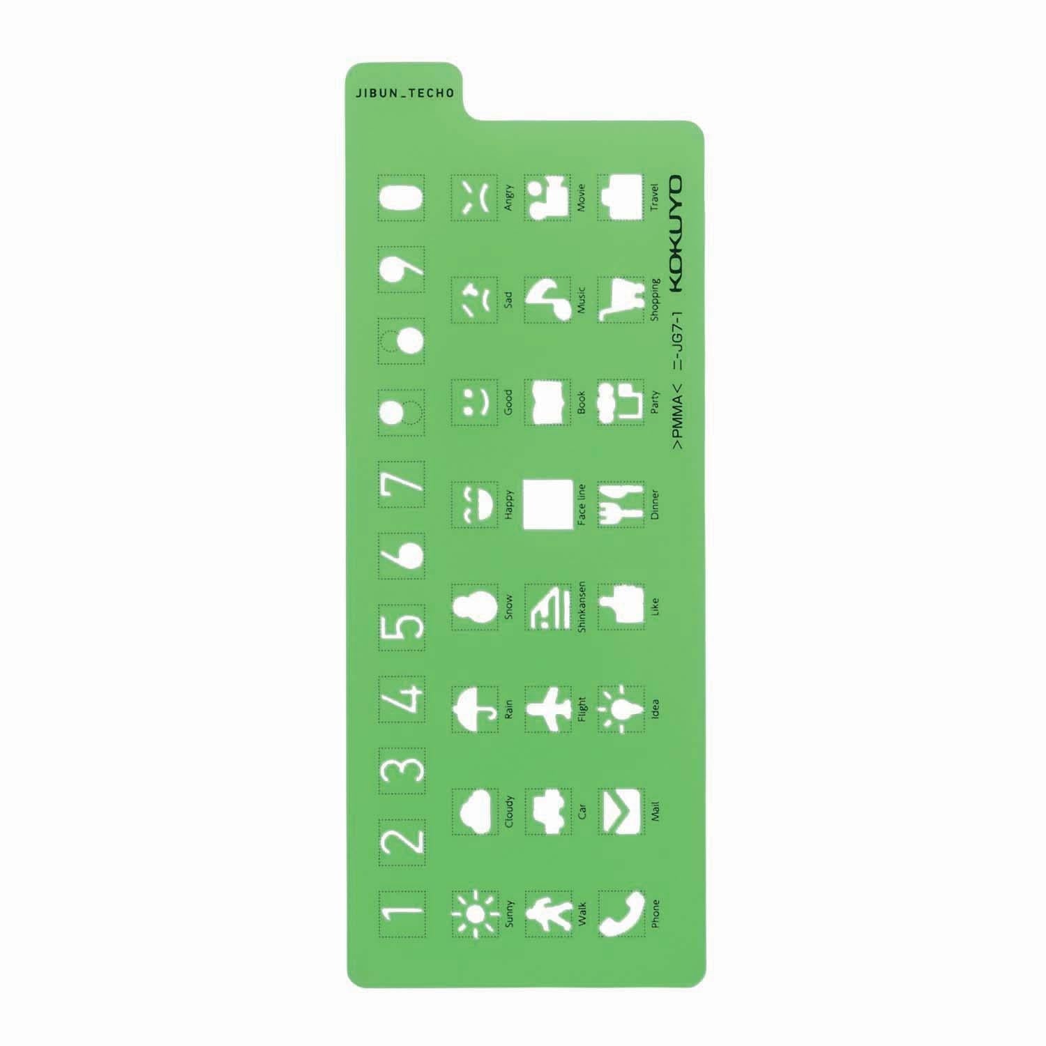 Gabarit JIBUN TECHO – Plan ou Icon Version Kokuyo 5