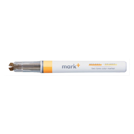 surligneur-double-couleur-encre-douce-et-lisible-jaune-or vue 1