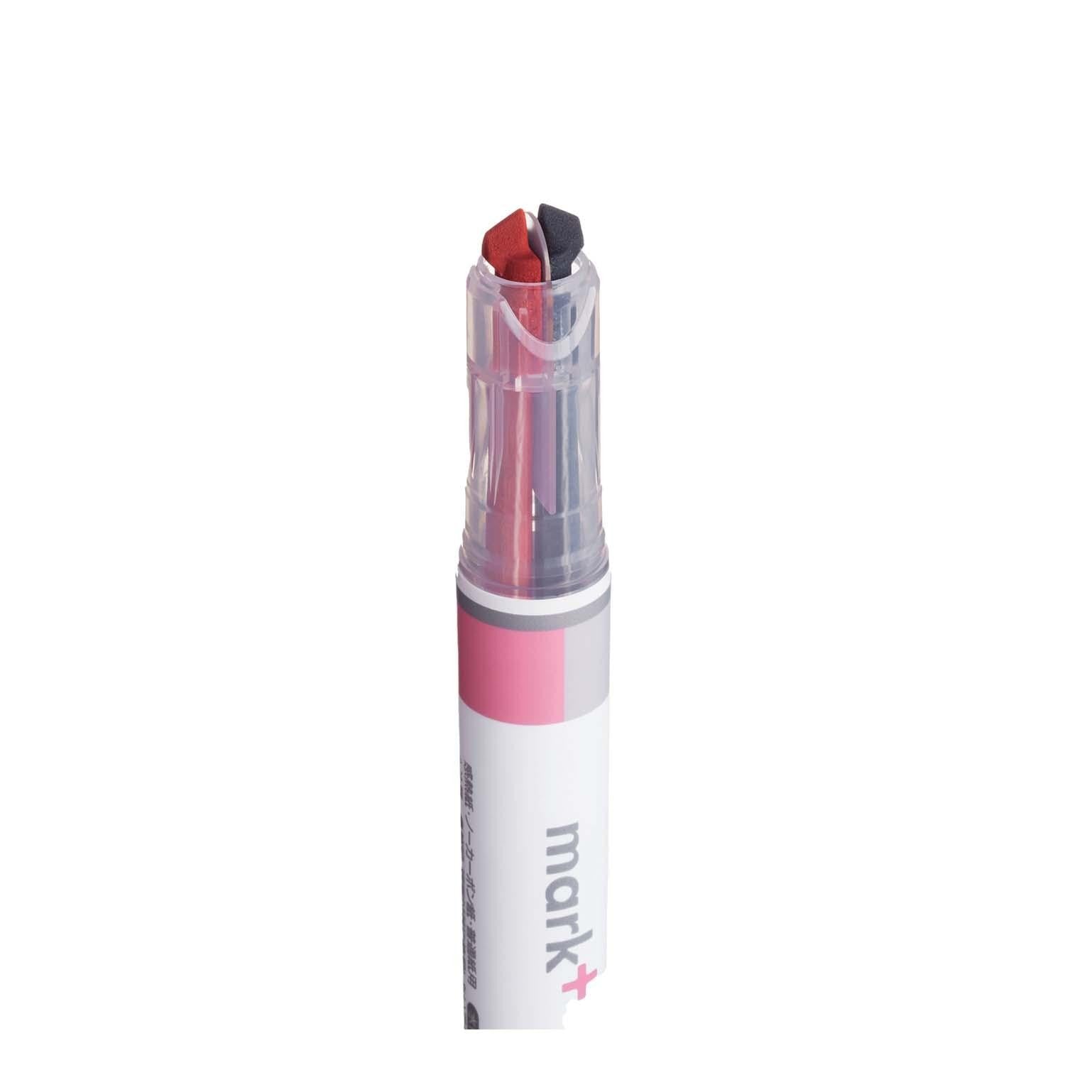 surligneur-double-pointe-rose-gris vue 3