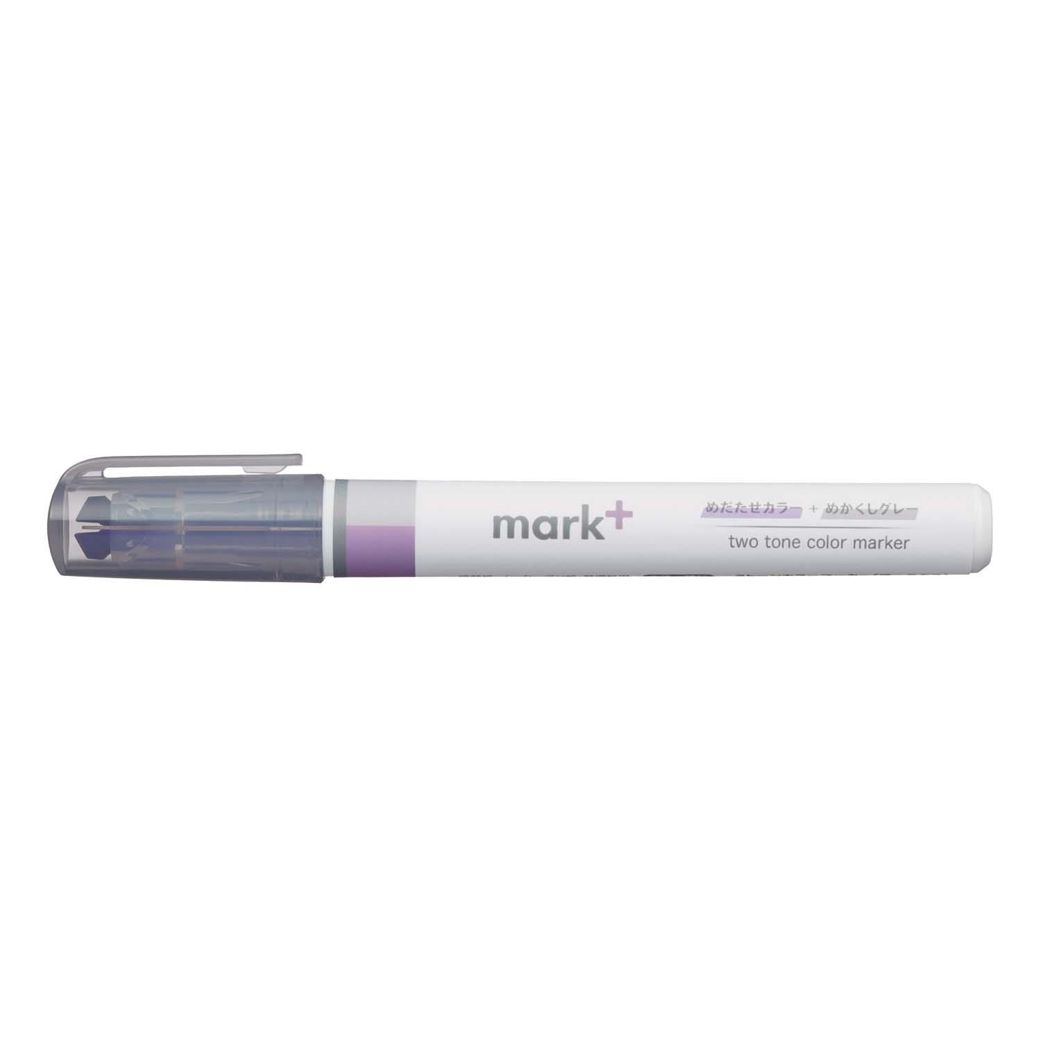 surligneur-double-pointe-violet-gris vue 2