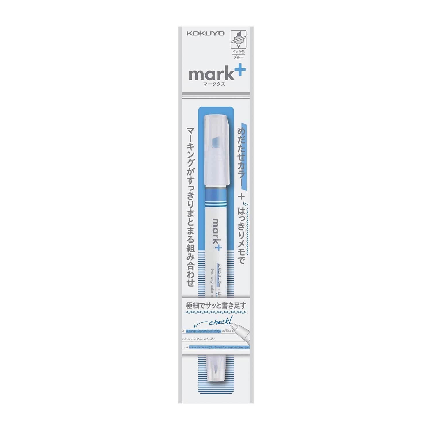 marqueur-double-usage-surlignage-et-prise-de-notes-bleu vue 6