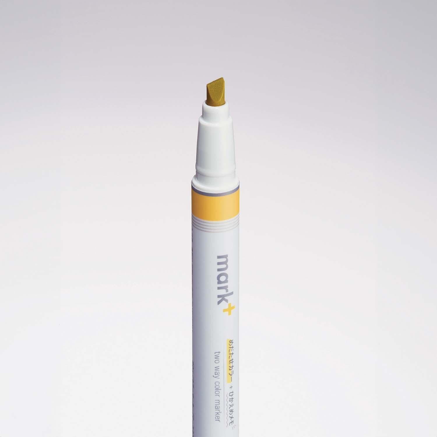 marqueur-double-usage-surlignage-et-prise-de-notes-jaune-et-gris vue 4