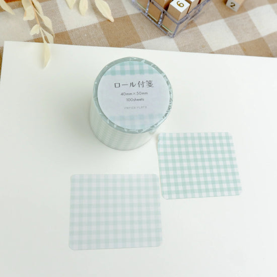 rouleau-stiky-notes-vert vue 1