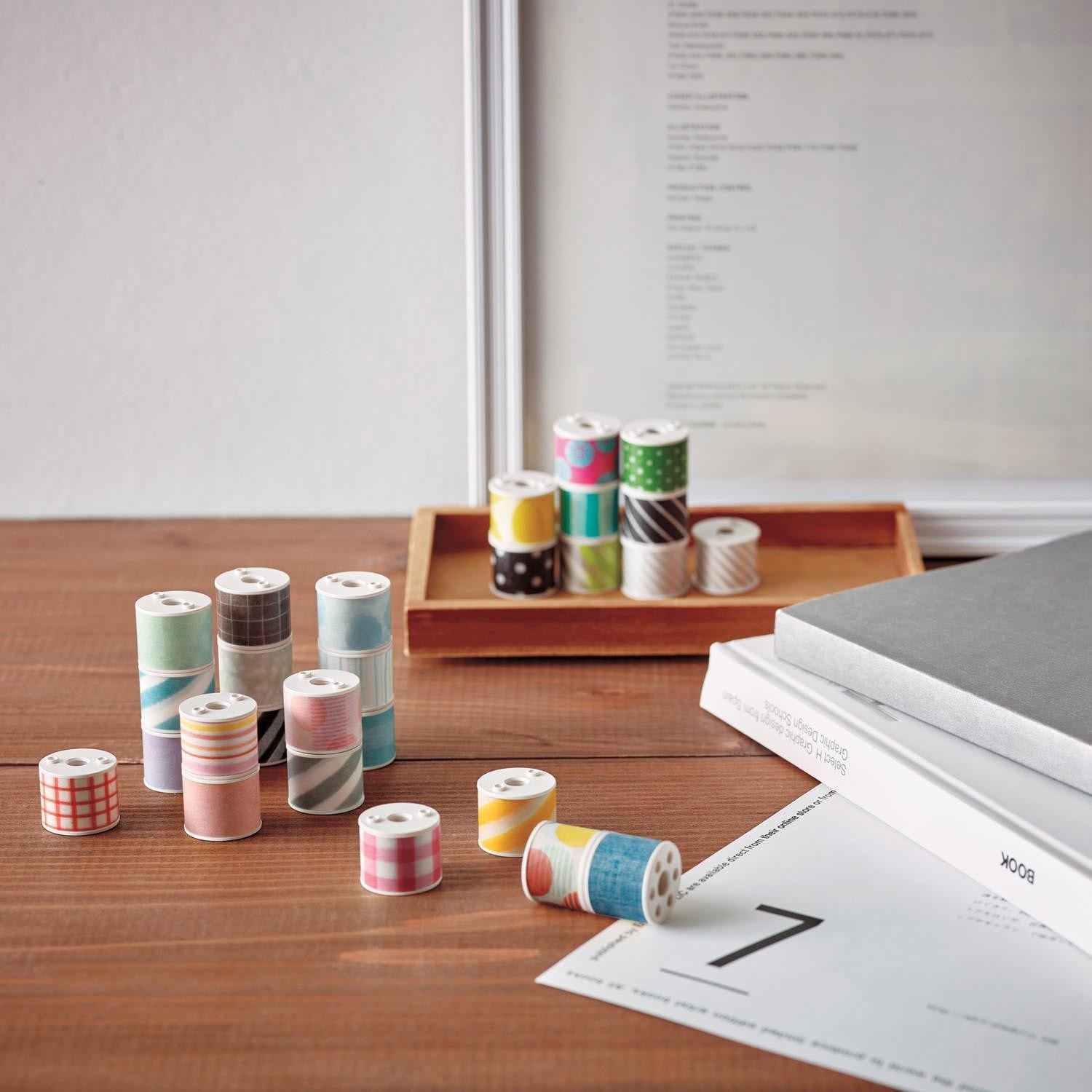 washi-tape-sur-bobine-compacte-15-mm-x-3-m-vert vue 6