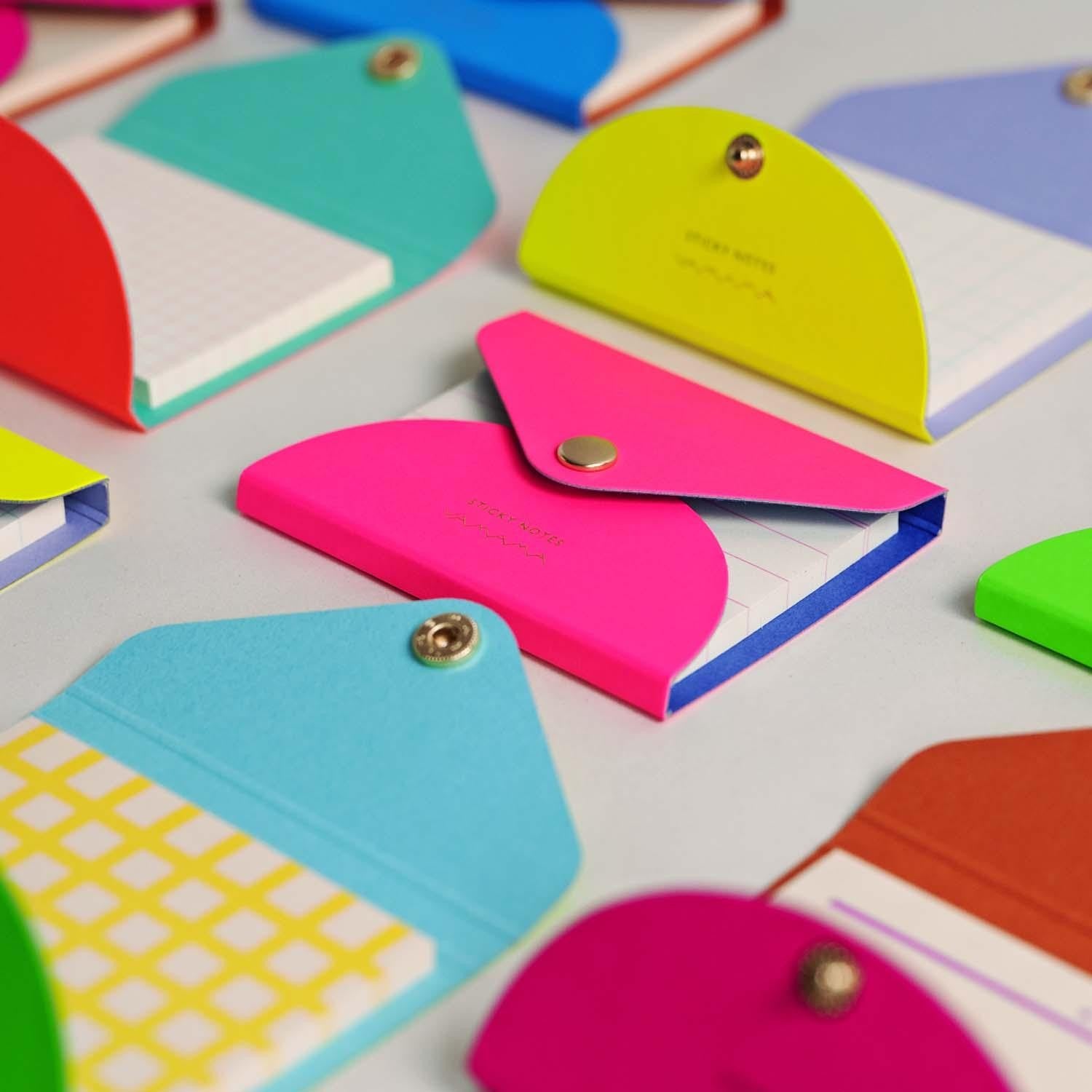 notes-adhesives-japonaises-papier-haut-de-gamme-fluo-jaune vue 3
