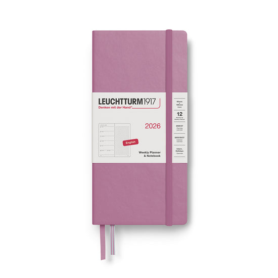 Agenda Semainier & Note 2026, Pointillé Leuchtturm1917 Dusty Rose