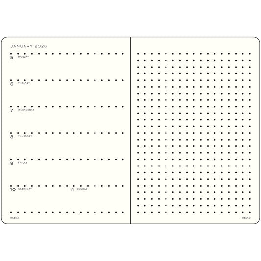 agenda-semainier-carnet-pointilles-wallet-2026-b6-x-a6 vue 2