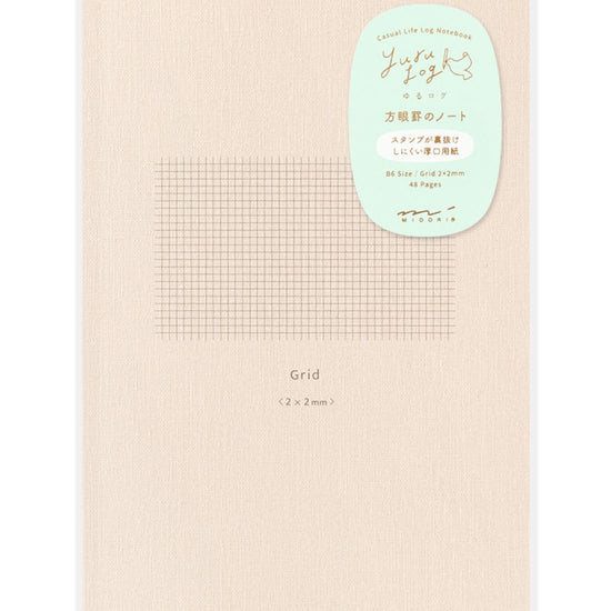 Carnet mini carreaux B6 - Yuru Journal – Midori