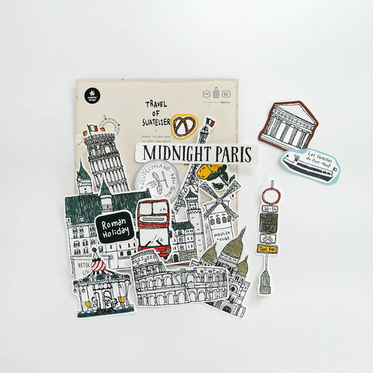 Suatelier Stickers - 1518 – Somewhere France, Germany, Italy 1