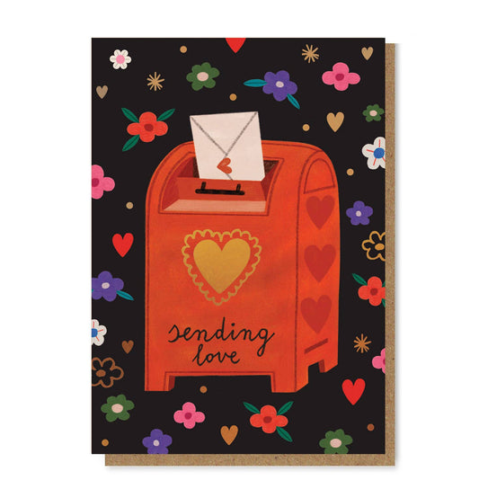 Carte dorée Sending Love - Daria Solak
