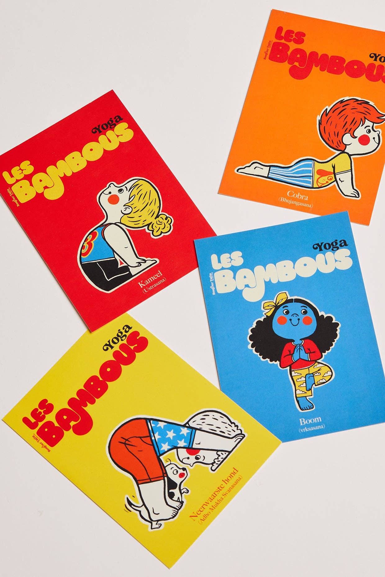 Carte postale Yoga Les Bambous Bonjour Tatin