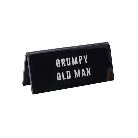 panneau-de-bureau-noir-grumpy-old-man vue 2