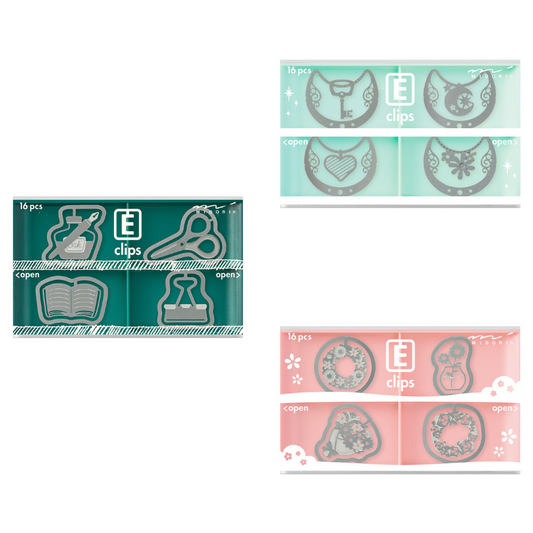 midori-e-clips-fleurs-papeterie-coeur vue 1
