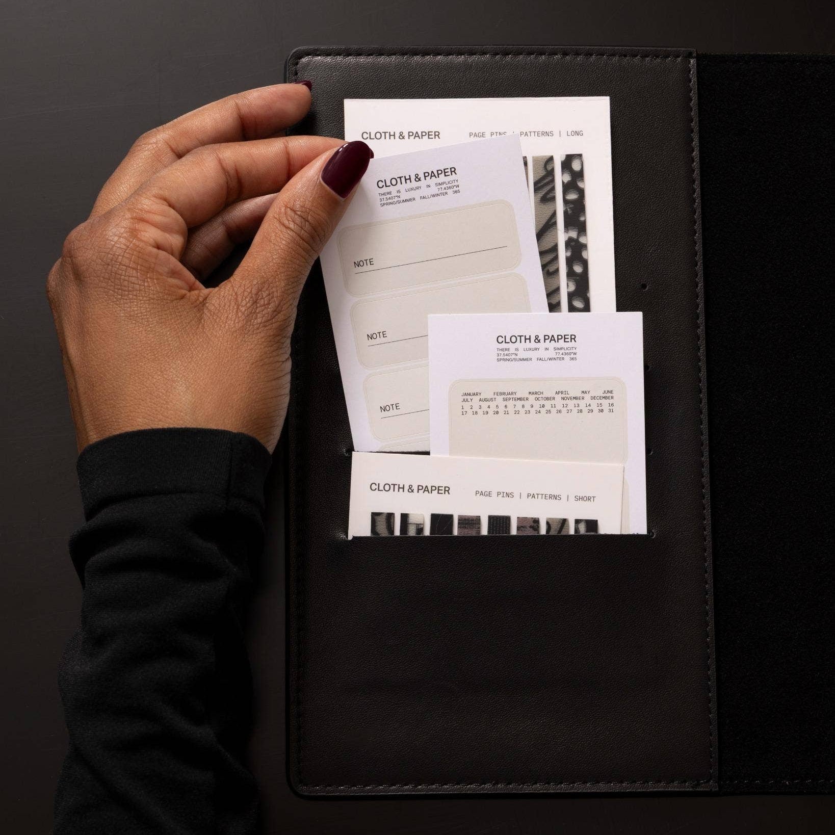 Cloth & Paper – Autocollants de planificateur d’étiquettes vue d'ensemble