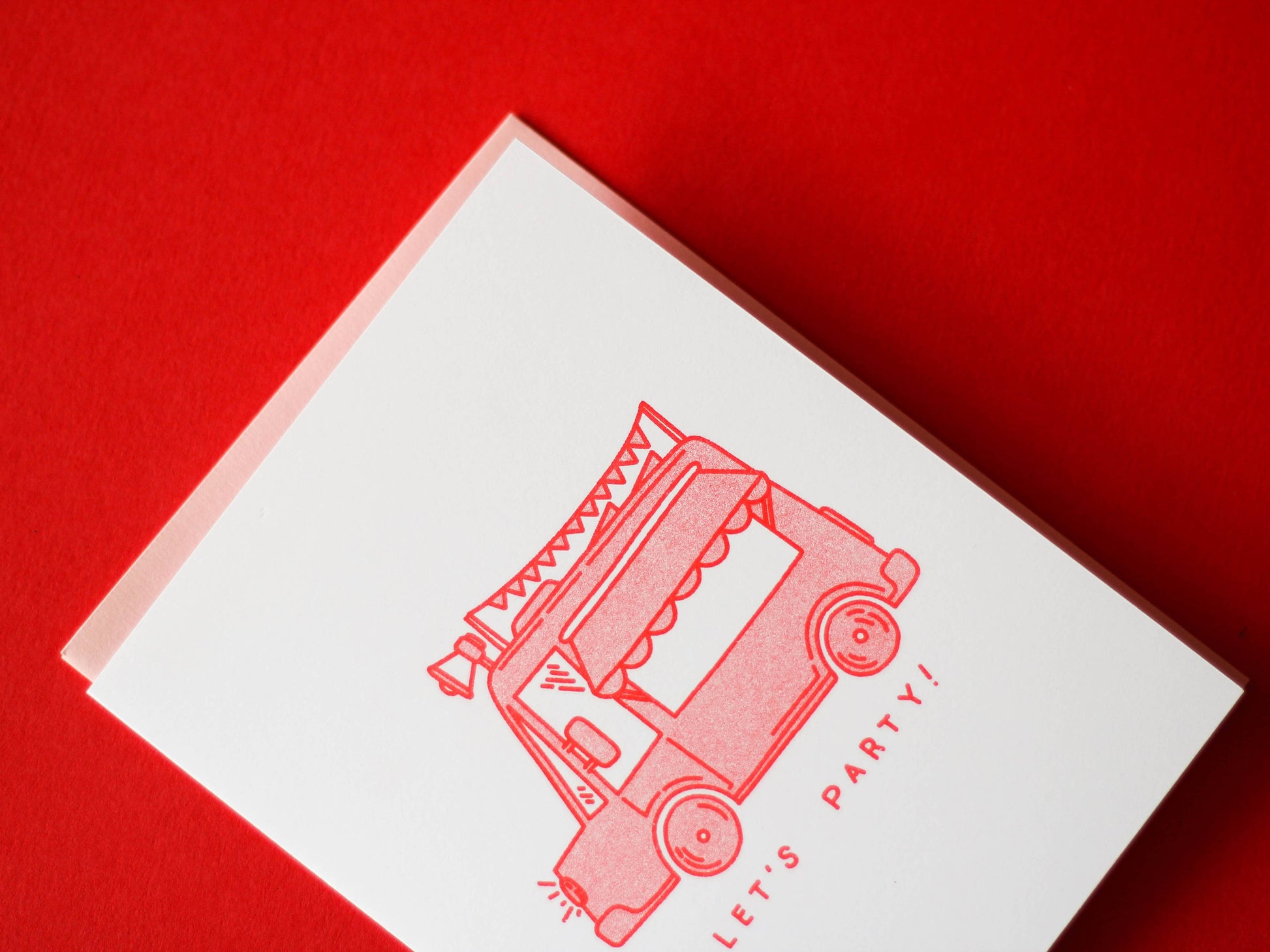 Carte de voeux Let's party MC pressure