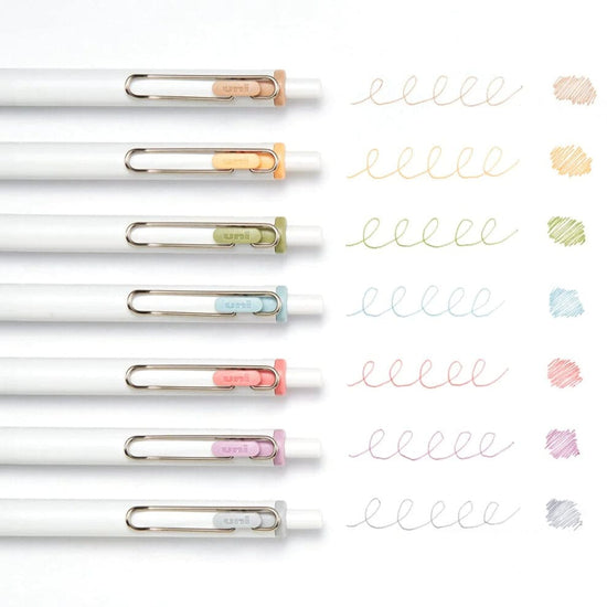 set-de-stylos-gel-uni-ball-one-x8 vue 3
