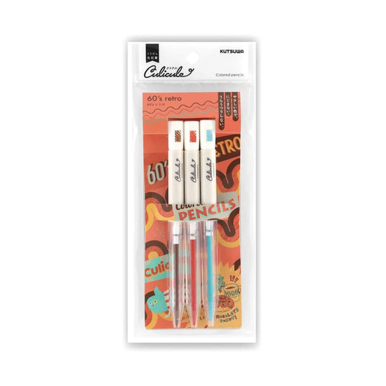 crayon-de-couleurs-twist-kutsuwa-culicule-set-de-3 vue 3