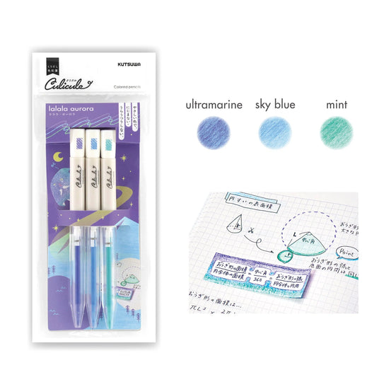 crayon-de-couleurs-twist-kutsuwa-culicule-set-de-3 vue 8
