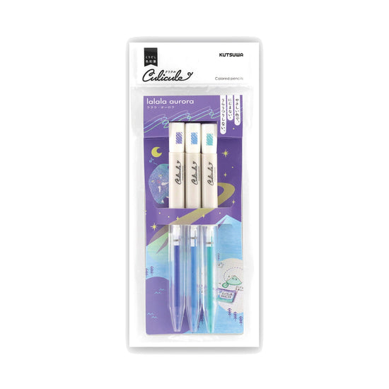 crayon-de-couleurs-twist-kutsuwa-culicule-set-de-3 vue 5