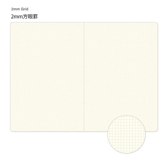 Carnet mini carreaux B6 - Yuru Journal – Midori pages interieur