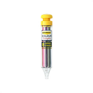 Crayon 8 couleurs Penco