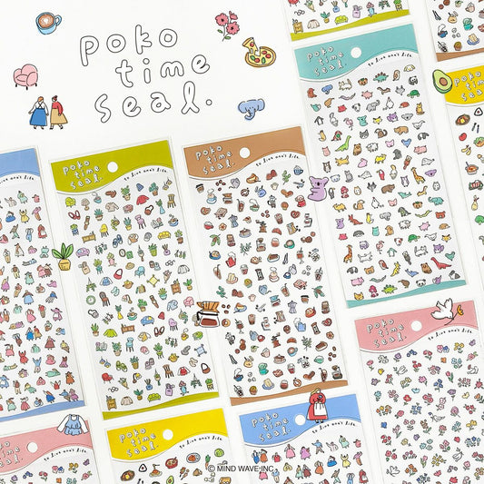 Mind Wave – Mini Stickers – Poko Time Seal - Plusieurs choix possible