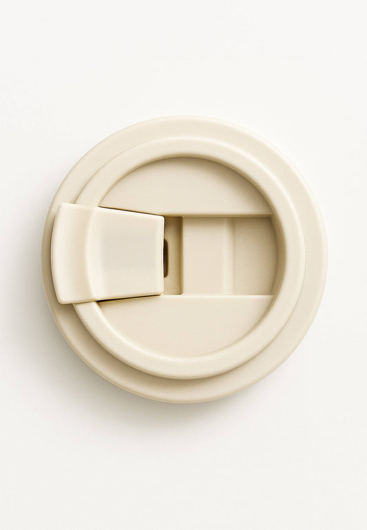 Gobelet à emporter « Café avant que le jour froid ne commence » – Crème