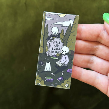 Sticker Skeleton TBR | Little Spooky Studio