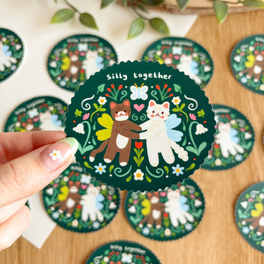 Sticker « Silly Together » | Laurel Mae Art